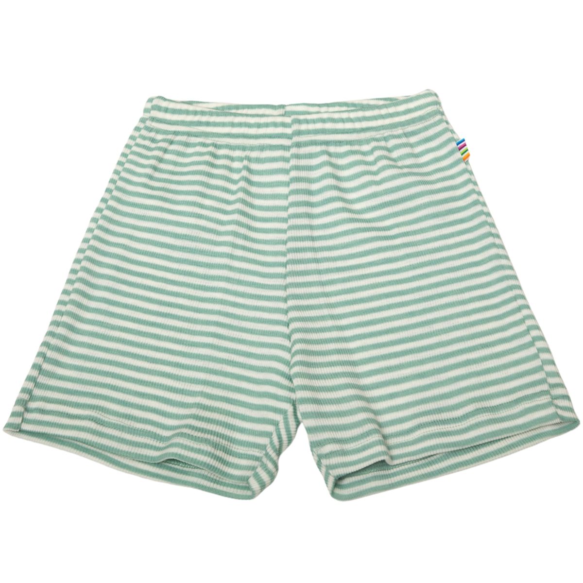 Uld-silke stribet shorts (80 cm)