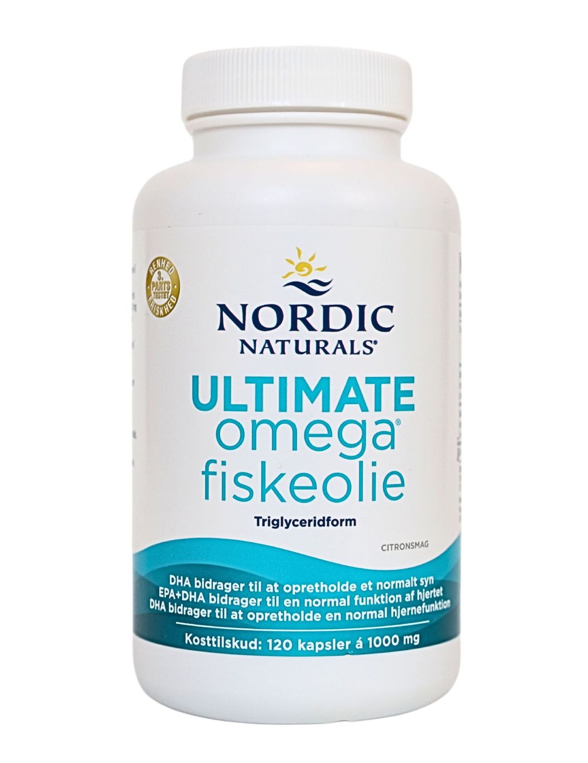 Ultimate Omega Nordic Naturals - 120 kapsler