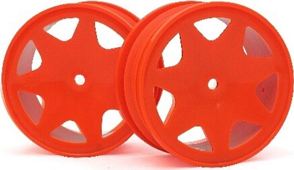 Ultra 7 Wheels Orange 30mm (2pcs - Hp100622 - Hpi Racing