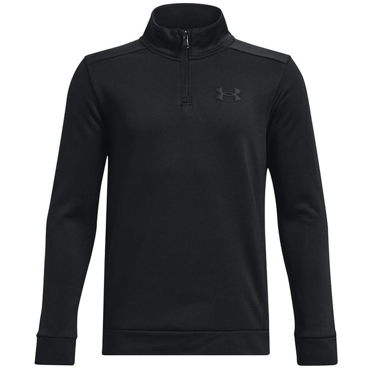 Under Armour Bluse - Fleece - 1/4 Zip - Sort