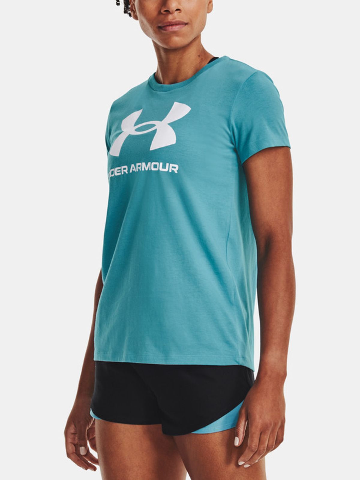 Under Armour Kvinder - Sportstyle Graphic Short Sleeve - Glacier Blue M