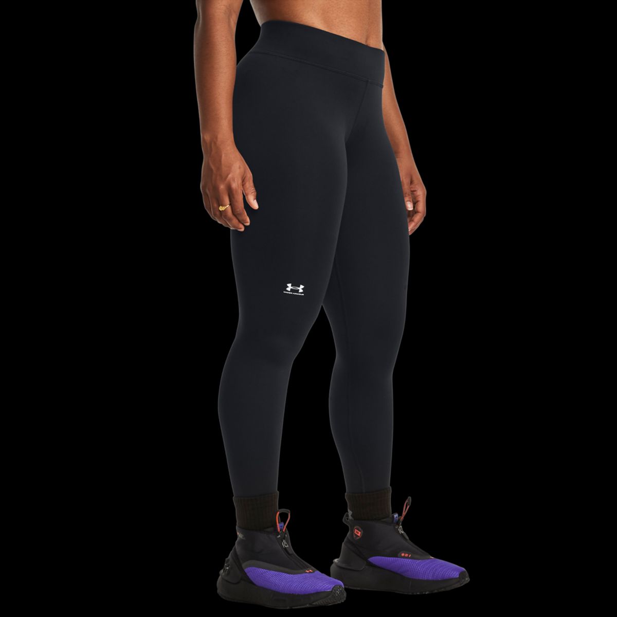 Under Armour Kvinders - ColdGear Authentics Leggings - Black XL