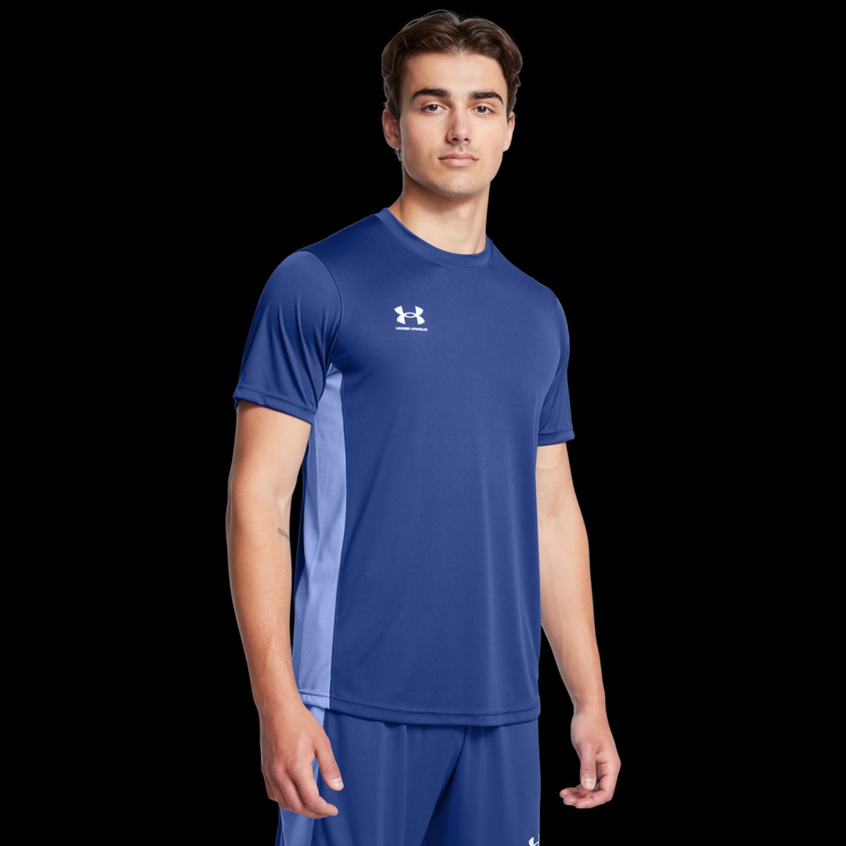 Under Armour Mænd - Challenger Train Short Sleeve - Tech Blue L