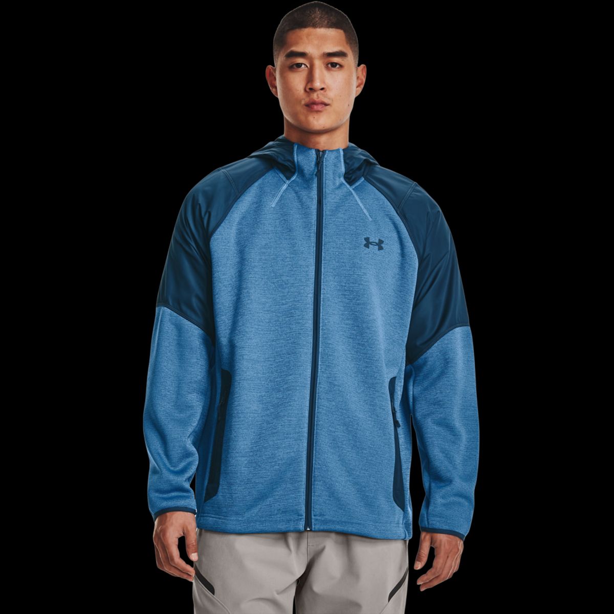 Under Armour Mænd - Essential Swacket - Petrol Blue S