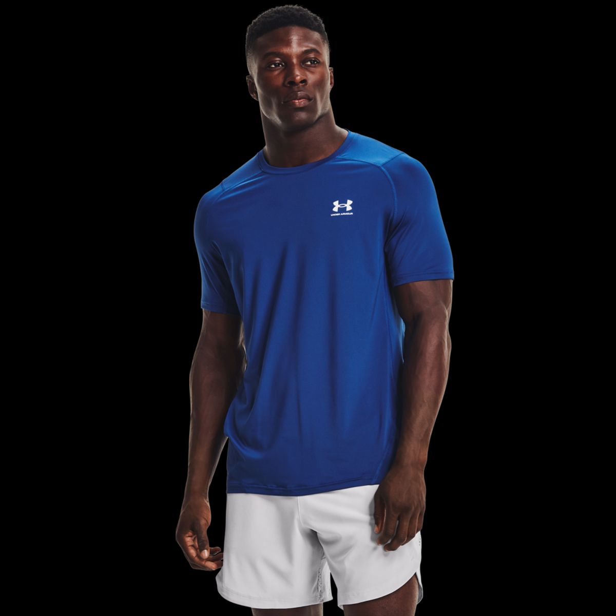 Under Armour Mænd - HeatGear Armour Fitted Shortsleeve - Tech Blue L