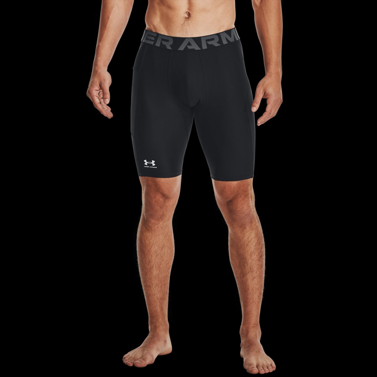 Under Armour Mænd - HeatGear Pocket Long Shorts - Black 3XL