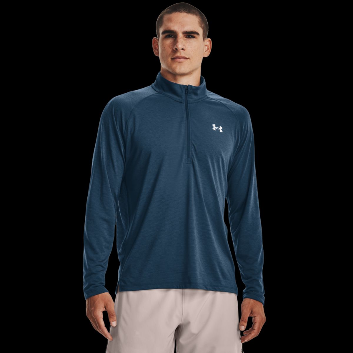 Under Armour Mænd - Streaker Run Half-zip - Petrol Blue M