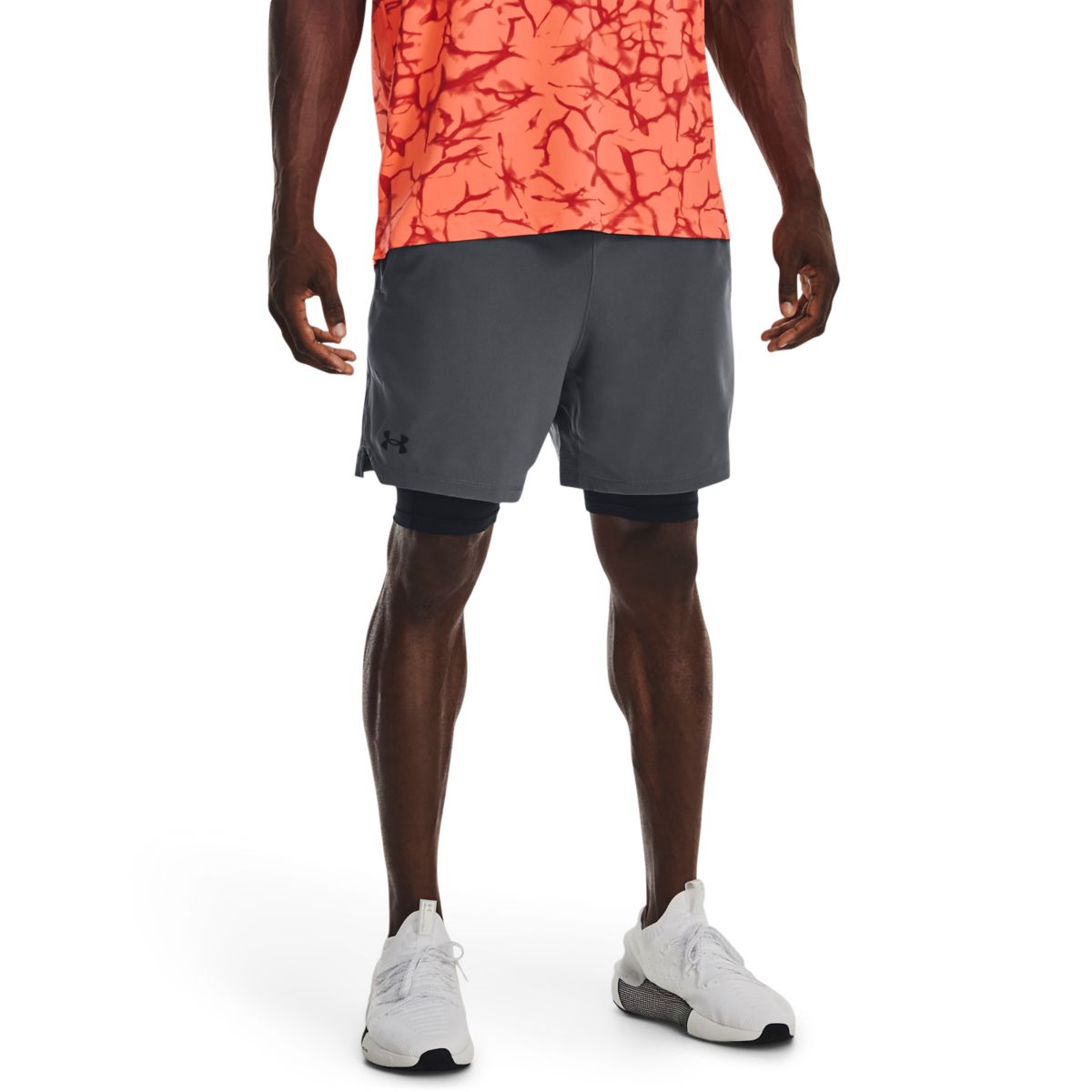 Under Armour Mænd - Vanish Woven 2-in-1 Shorts - Pitch Gray XS