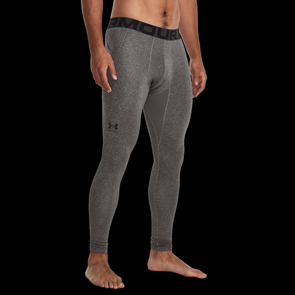 Under Armour Mænds - Coldgear Armour Leggings - Charcoal Light Heather L