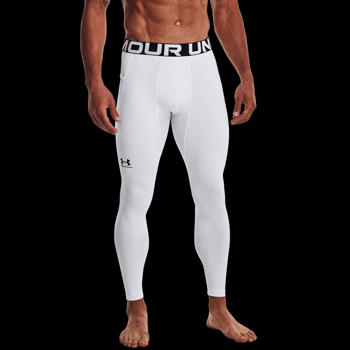 Under Armour Mænds - Coldgear Armour Leggings - White 3XL