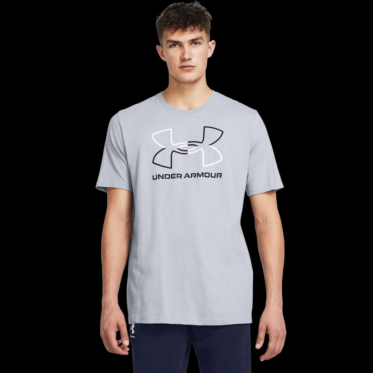 Under Armour Mænds - Foundation Shortsleeve - Mod Gray M