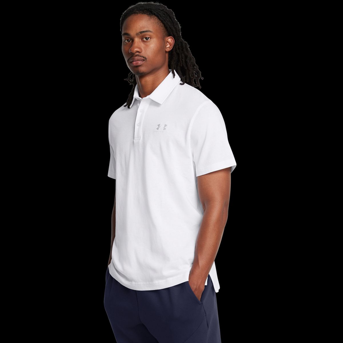 Under Armour Mænds - Icon Polo - White 3XL