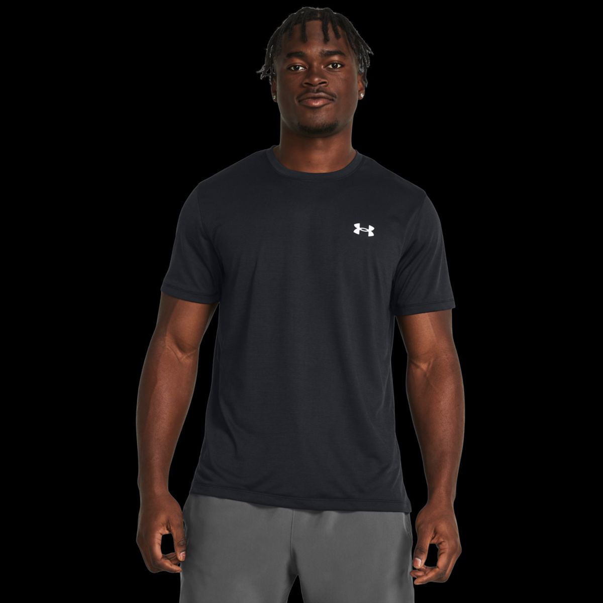 Under Armour Mænds - Launch Shortsleeve - Black L