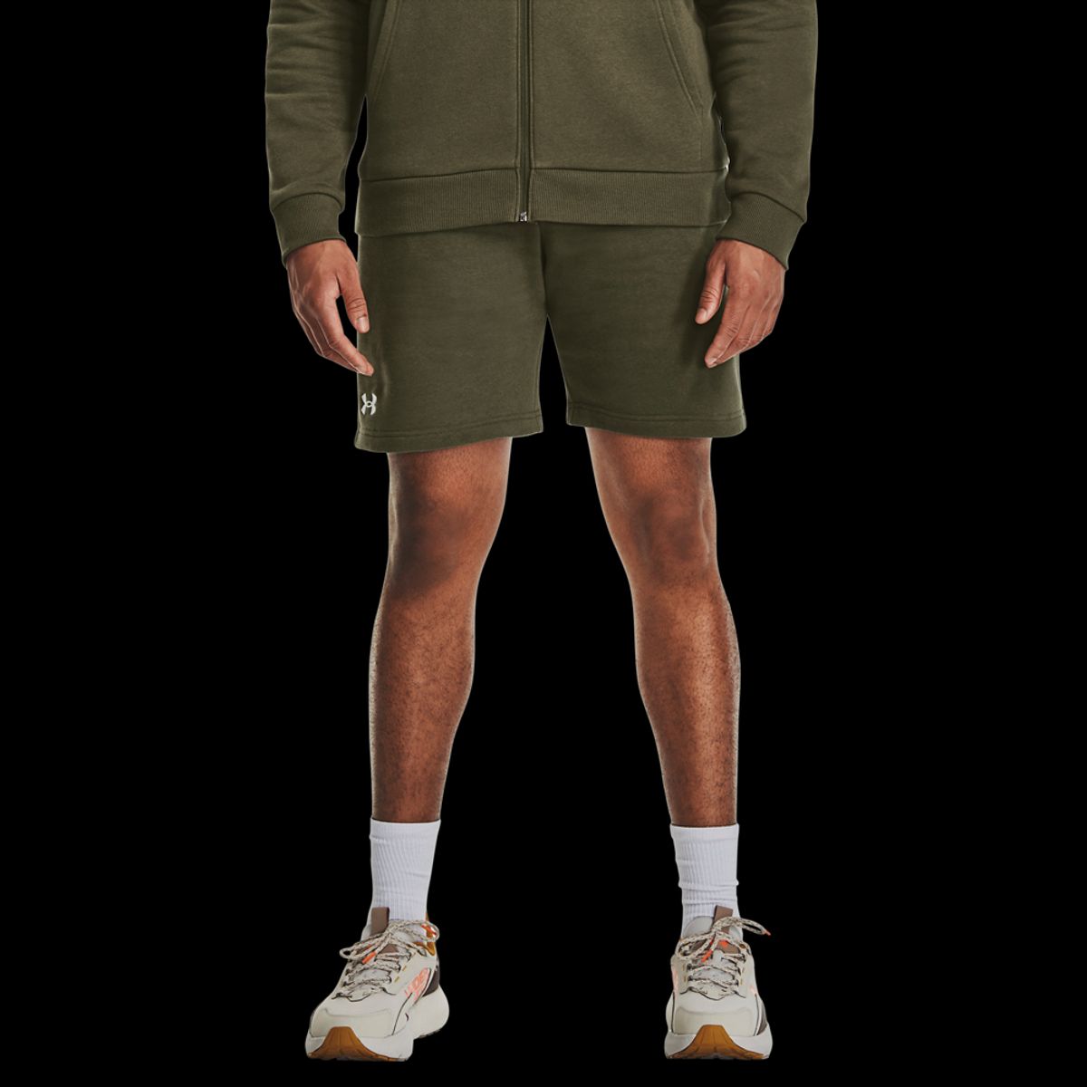 Under Armour Mænds - Rival Fleece Shorts - Marine Green L