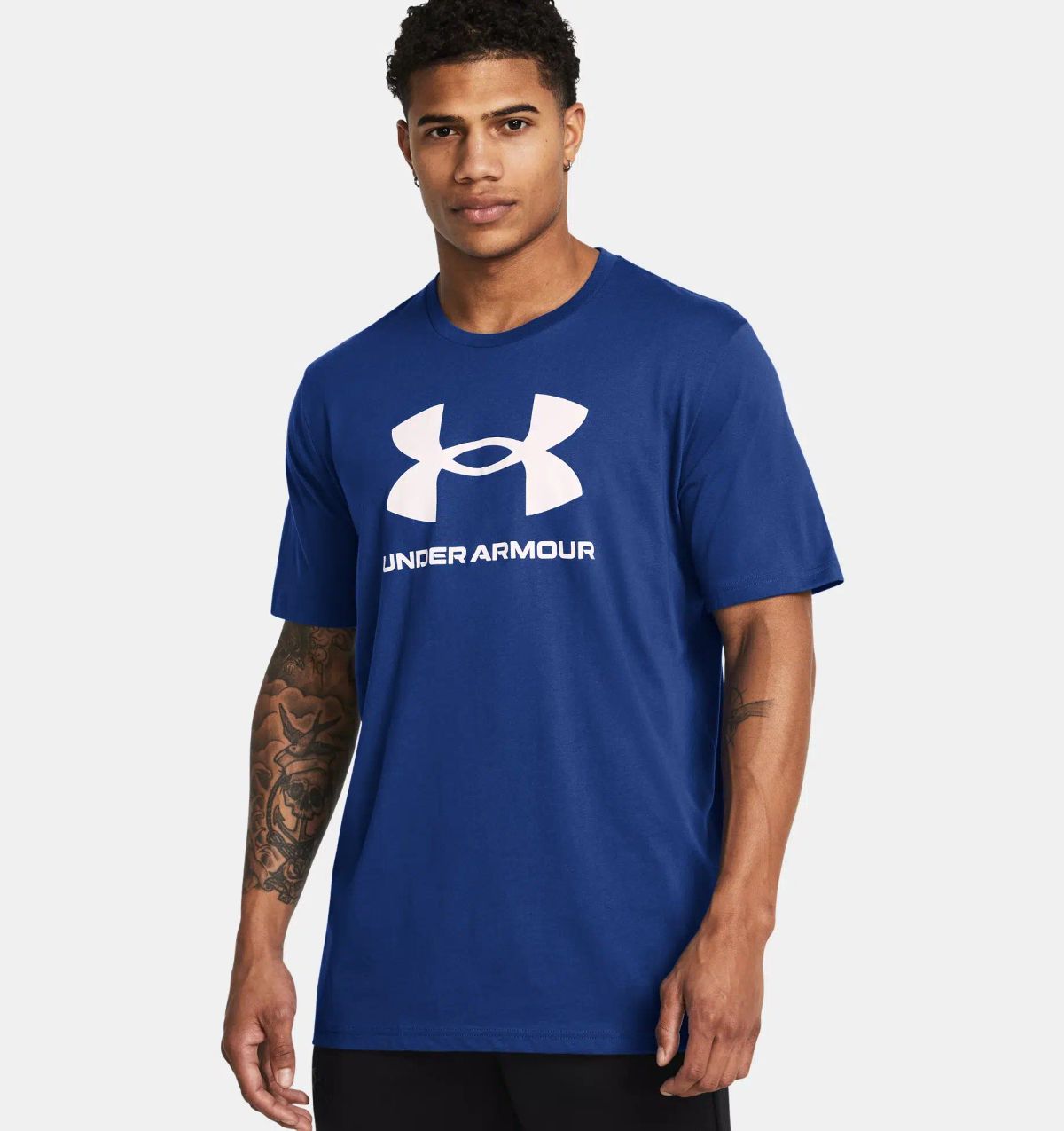 Under Armour Mænds - Sportstyle Shortsleeve - Tech Blue 4XL