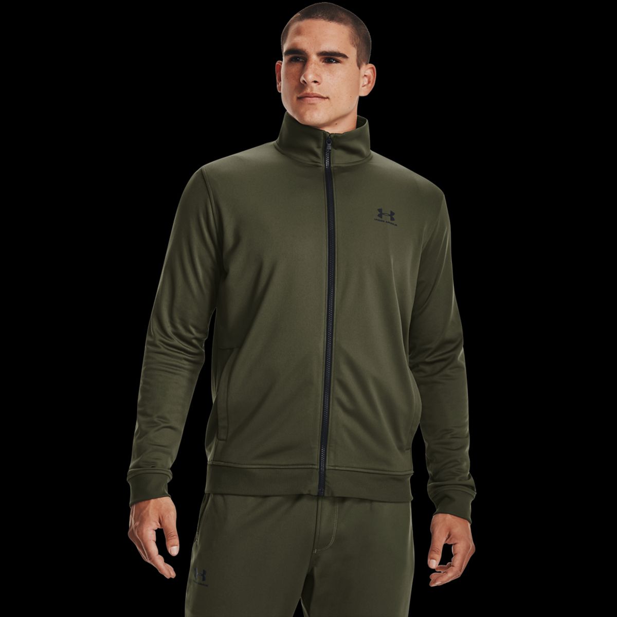 Under Armour Mænds - Sportstyle Tricot Jacket - Marine Green M