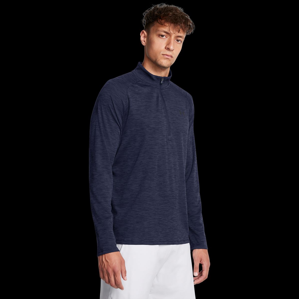 Under Armour Mænds - Tech Textured 1/2 Zip - Midnight Navy 3XL