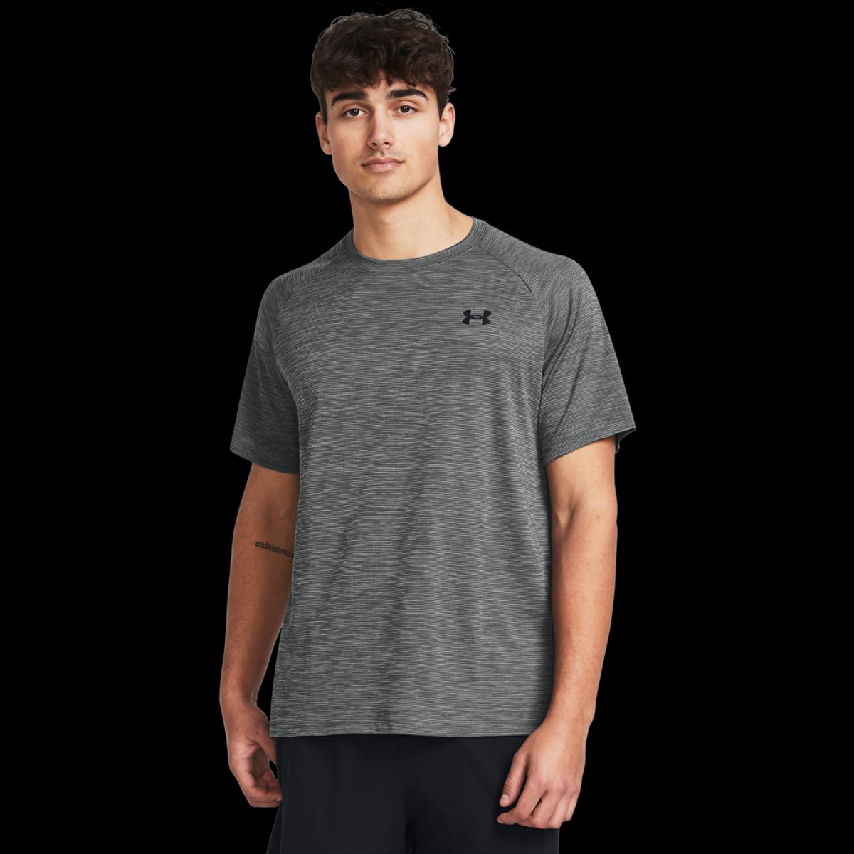 Under Armour Mænds - Tech Textured SS - Castlerock 4XL