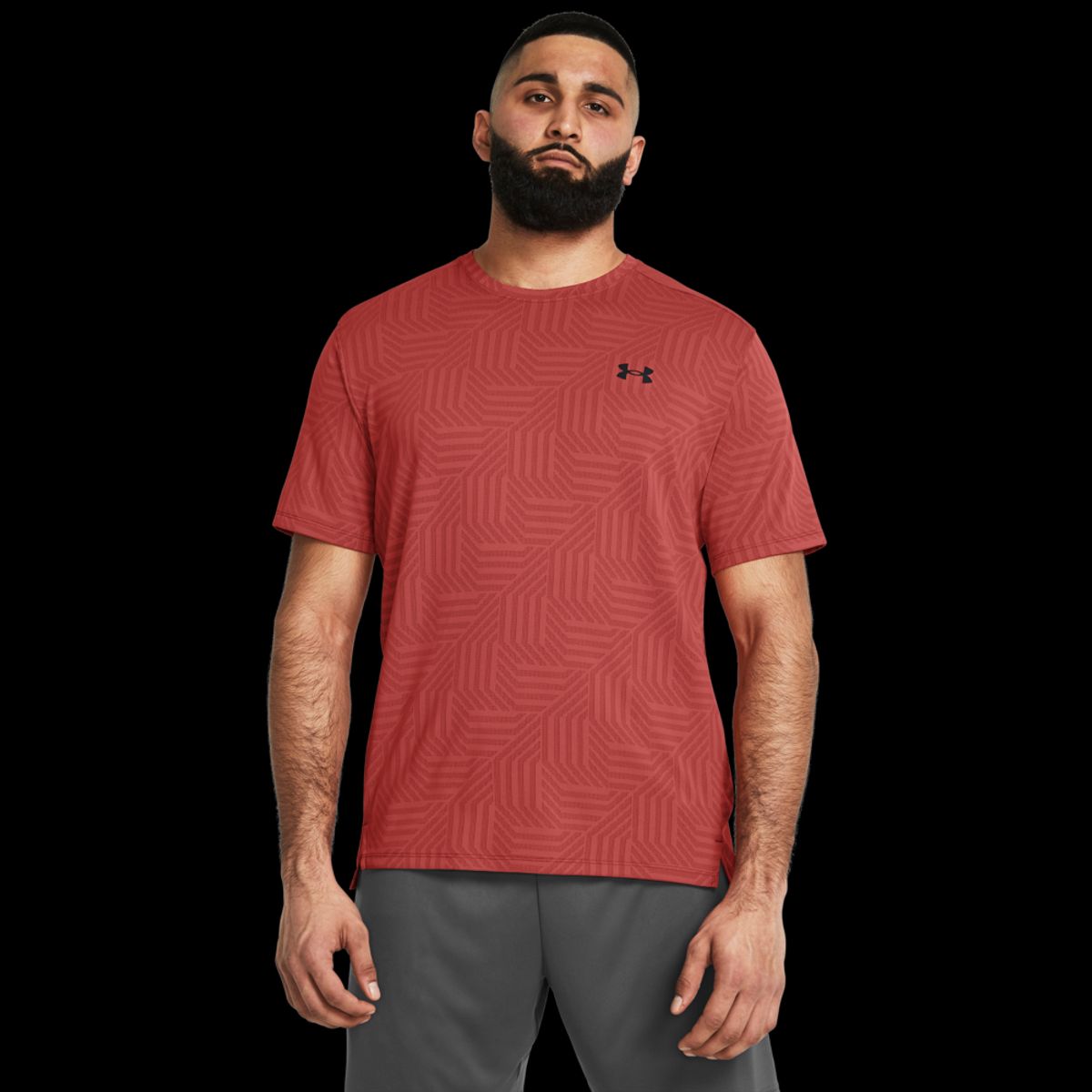 Under Armour Mænds - Tech Vent Geotessa SS - Earthen Orange XL