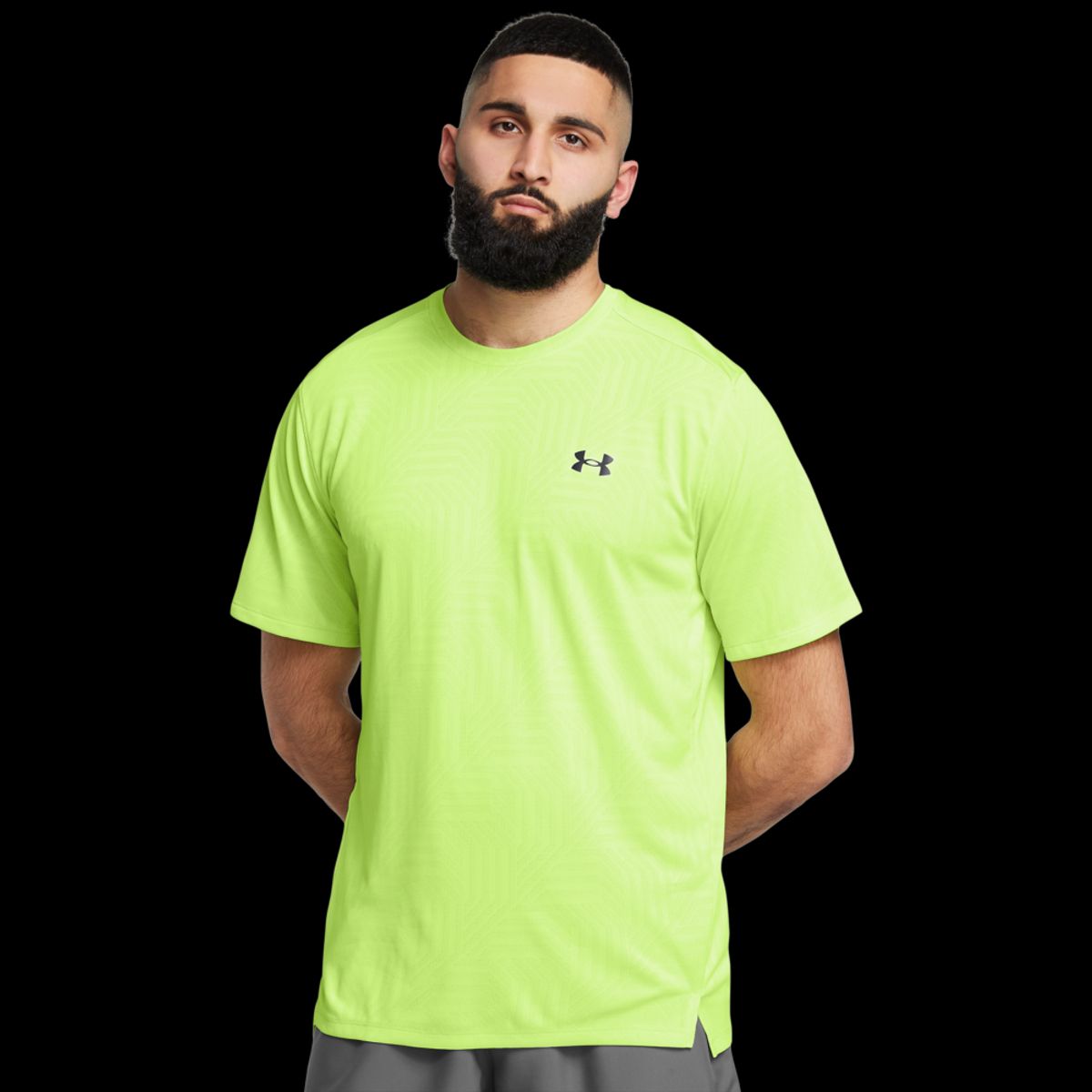 Under Armour Mænds - Tech Vent Geotessa SS - Morph Green L