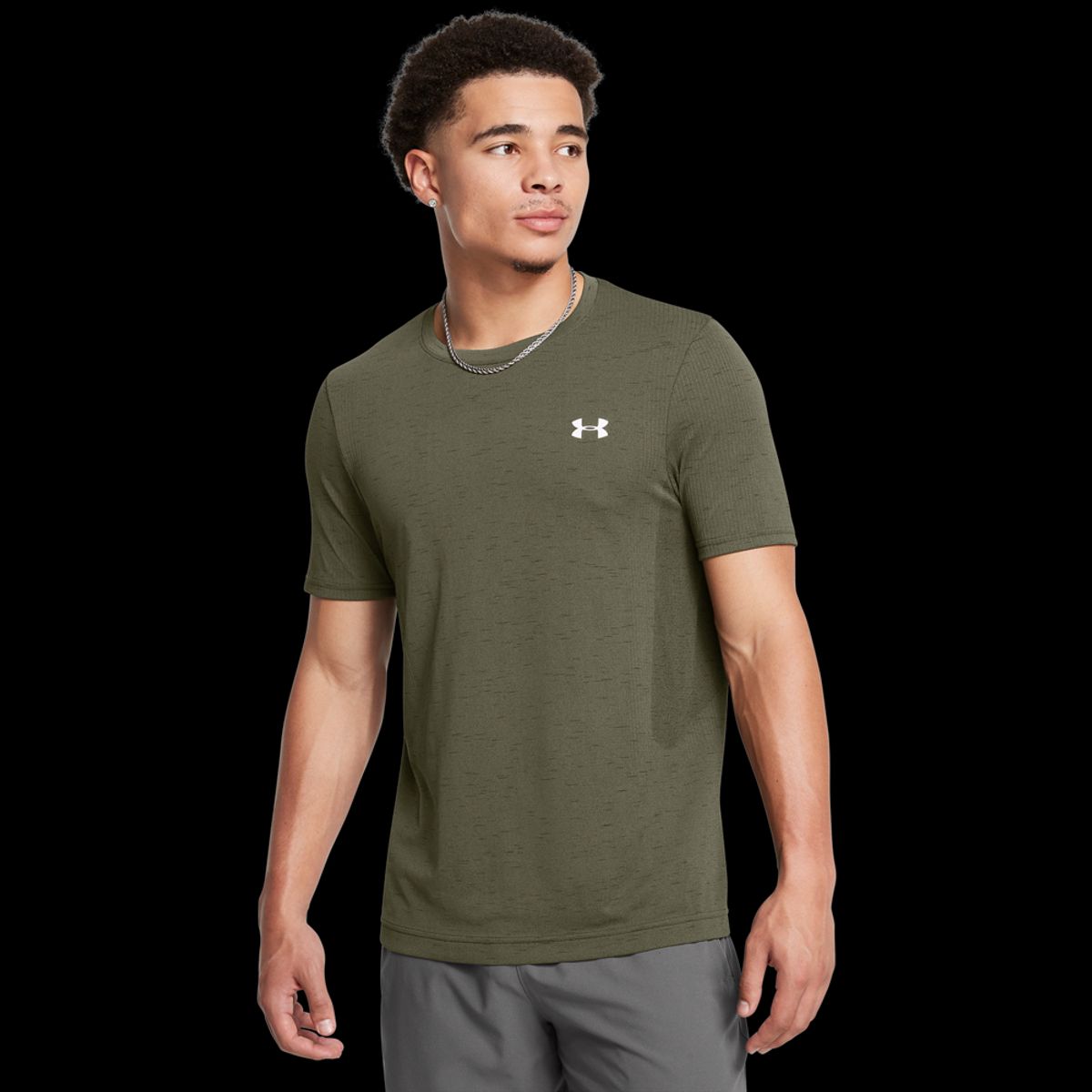 Under Armour Mænds - Vanish Seamless Ss - Marine Od Green L