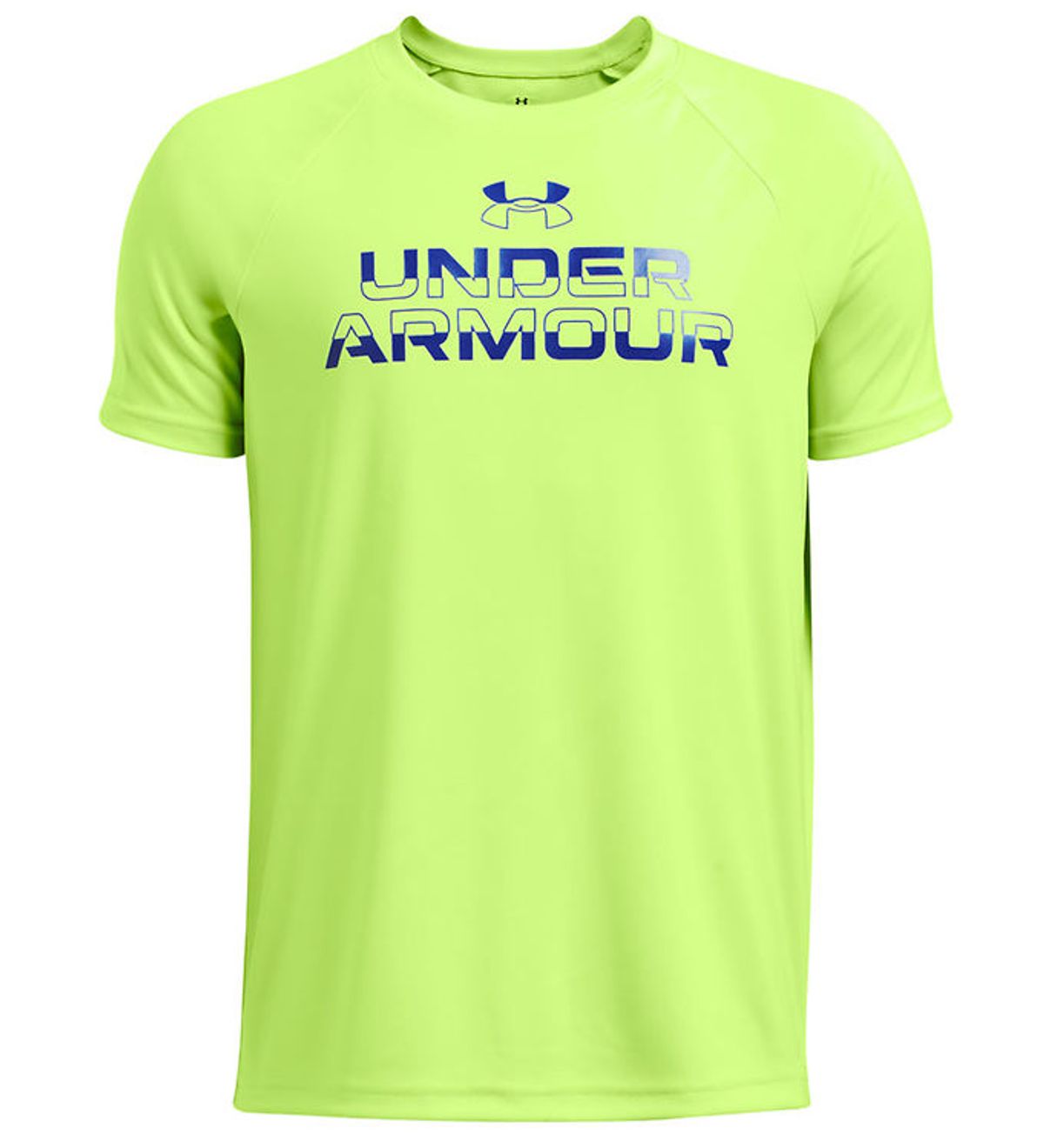 Under Armour T-Shirt - Tech Split Wordmark - Morph Green