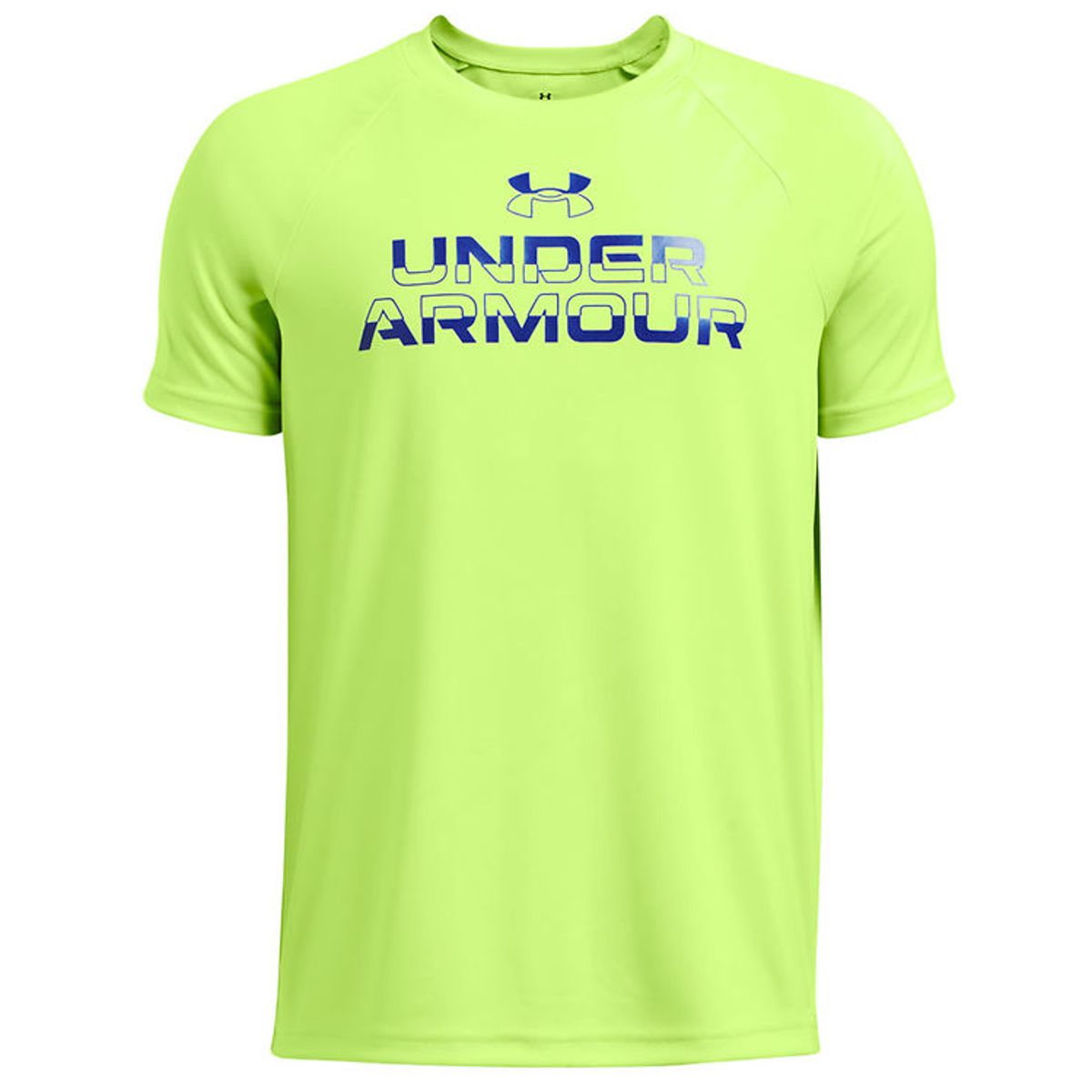 Under Armour T-Shirt - Tech Split Wordmark - Morph Green