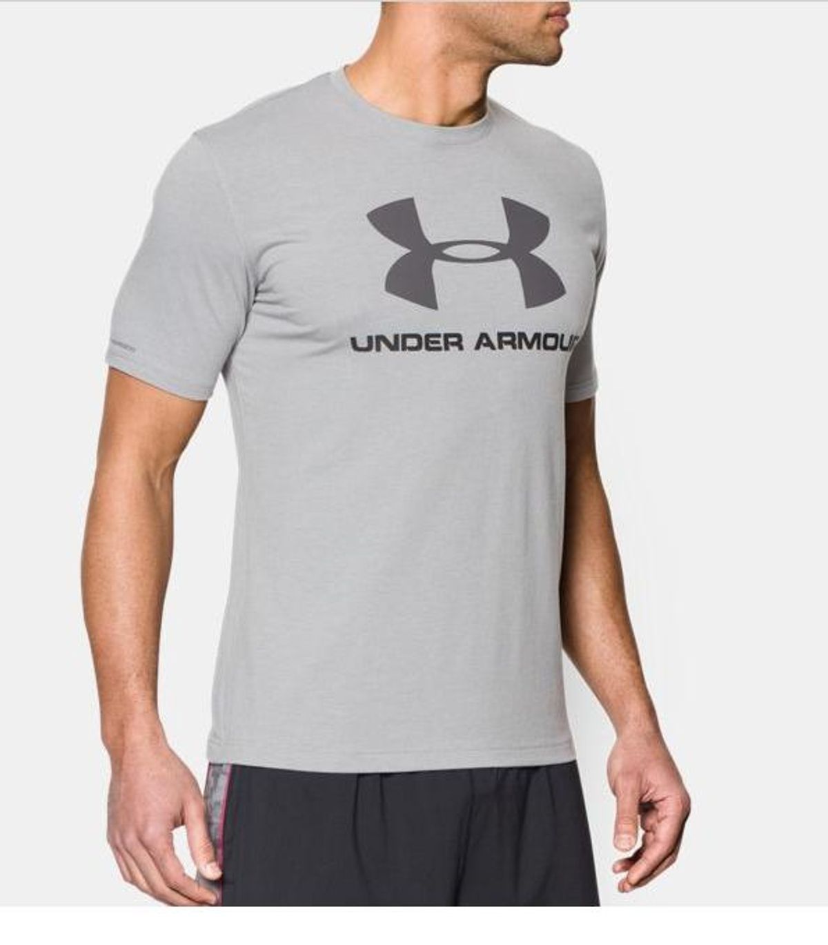 Under Armour UA Sportstyle Logo Tee, Grå - L