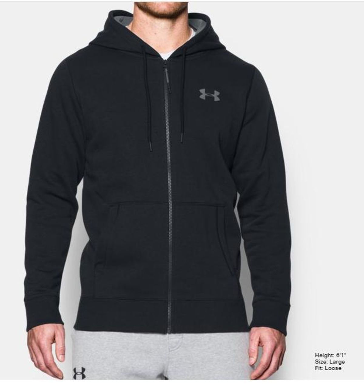 Under Armour UA Storm Rival Fleece Zip Hoodie - M