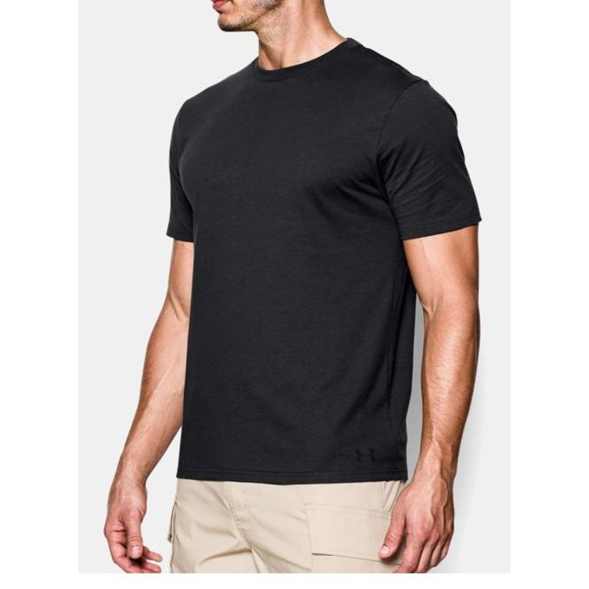 Under Armour UA Tactical HeatGear Charged Cotton Tee, sort - S