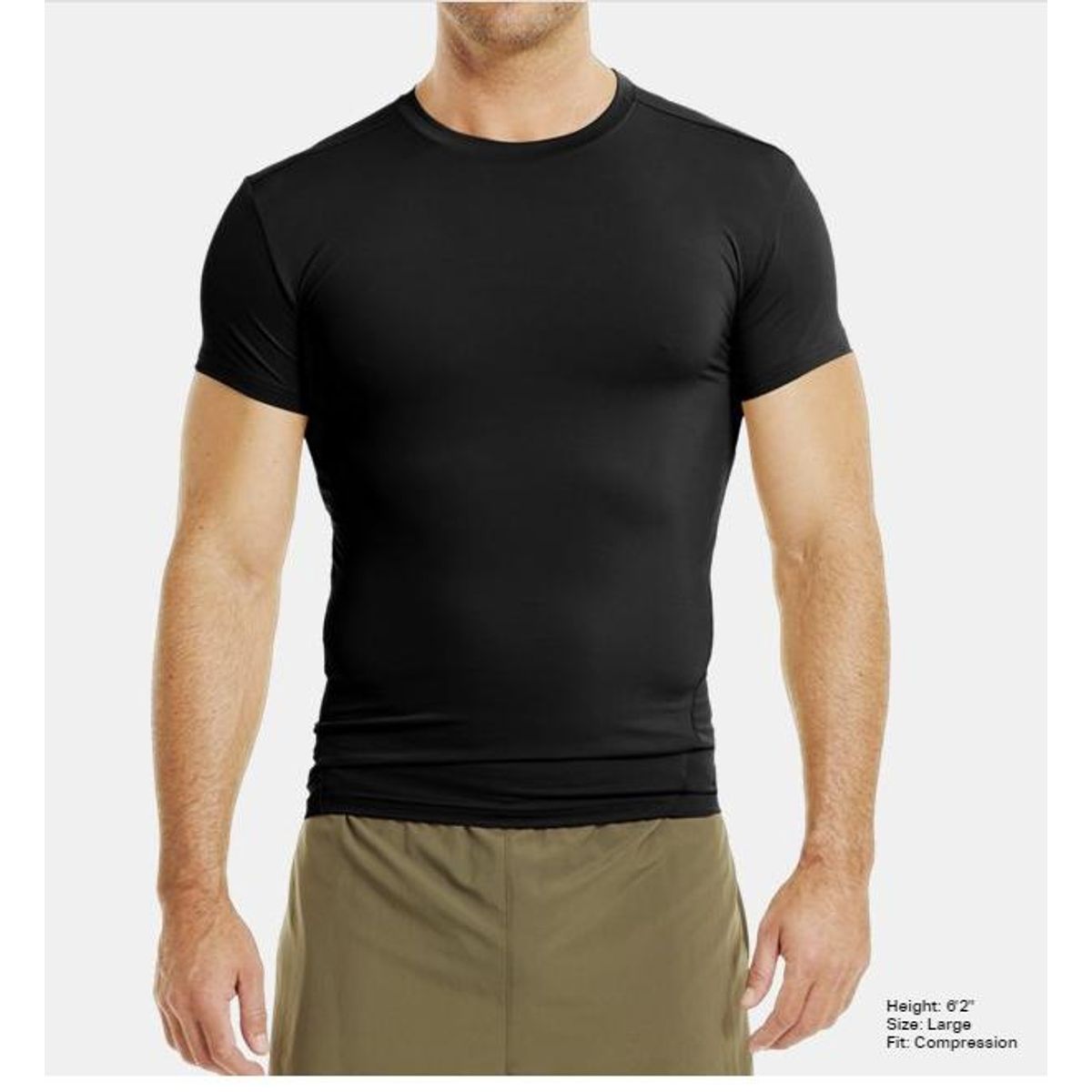 Under Armour UA Tactical HeatGear Compression Tee, sort - L