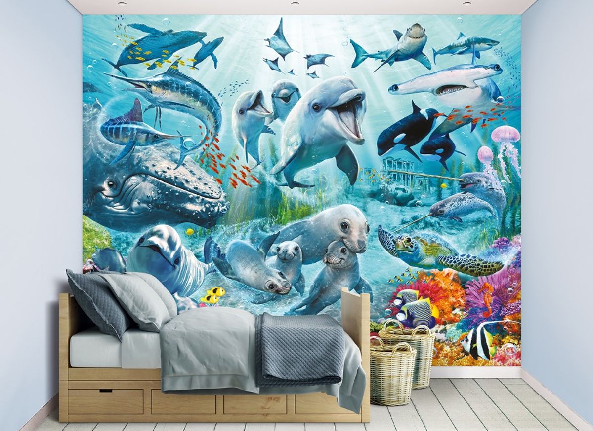 Under havet / Under the Sea tapet 243 x 305 cm