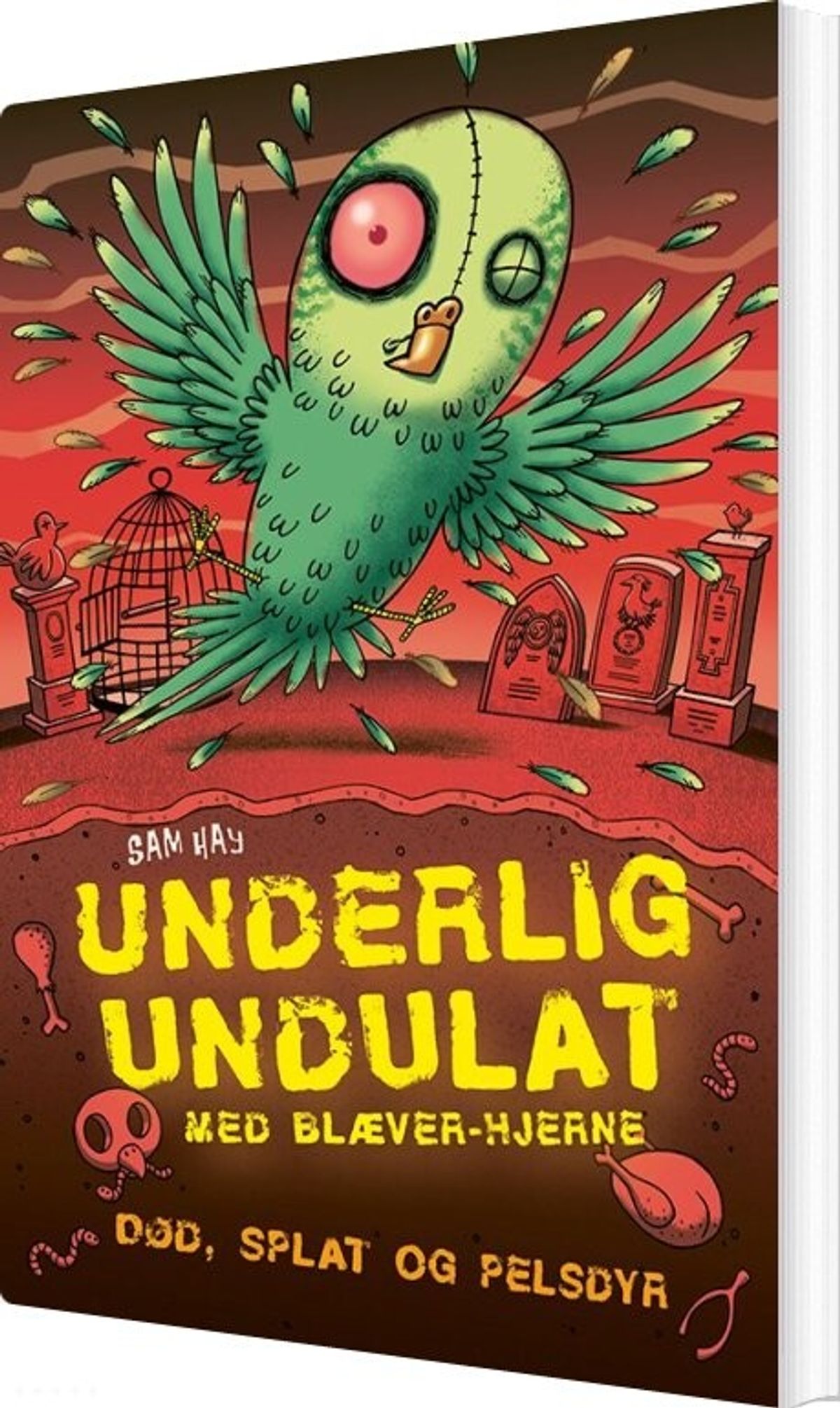 Underlig Undulat Med Blæver-hjerne - Sam Hay - Bog