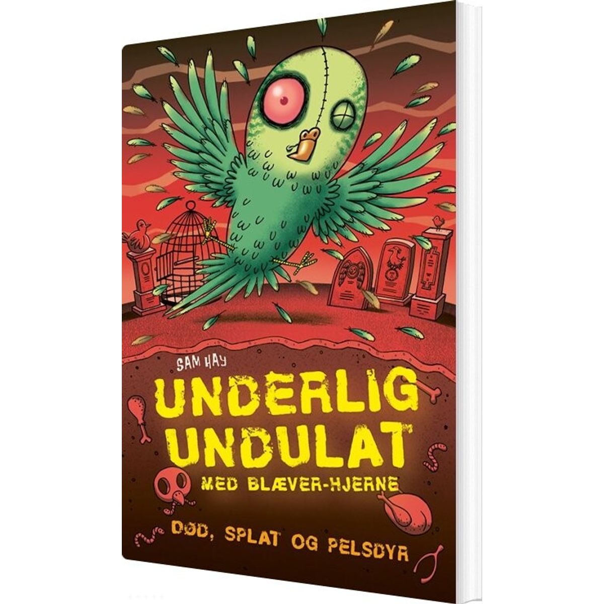 Underlig Undulat Med Blæver-hjerne - Sam Hay - Bog