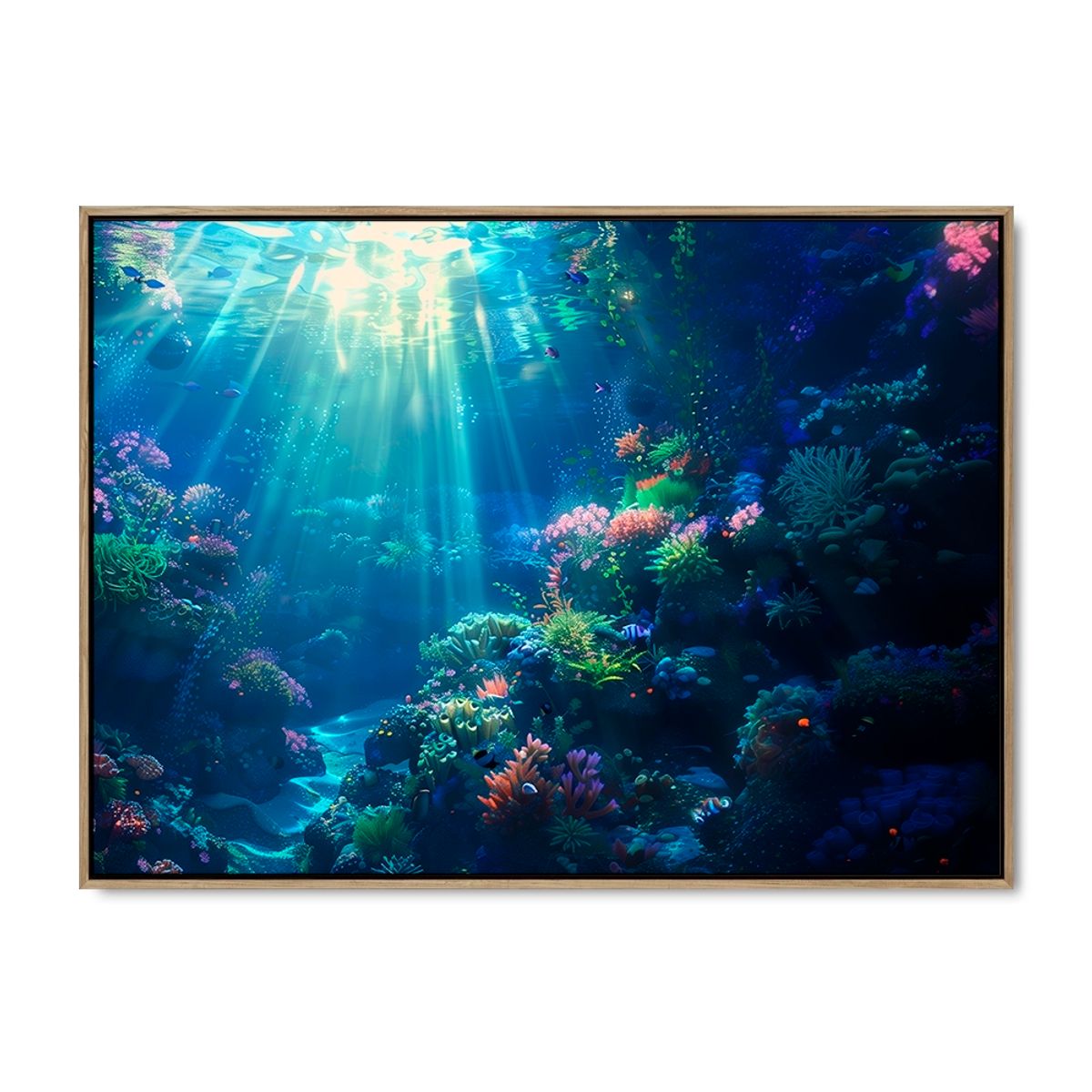 Underwater serenity - 60x80 cm. - Ege ramme