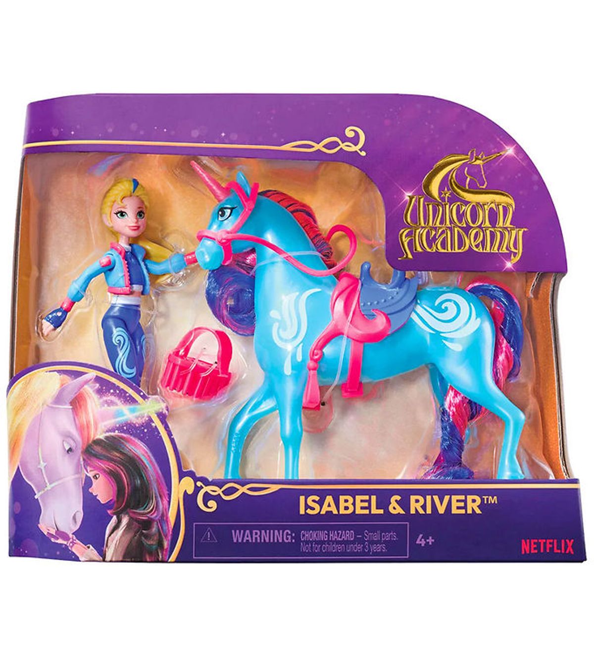 Unicorn Academy Legetøjsfigurer - 13,5 cm - Isabel & River