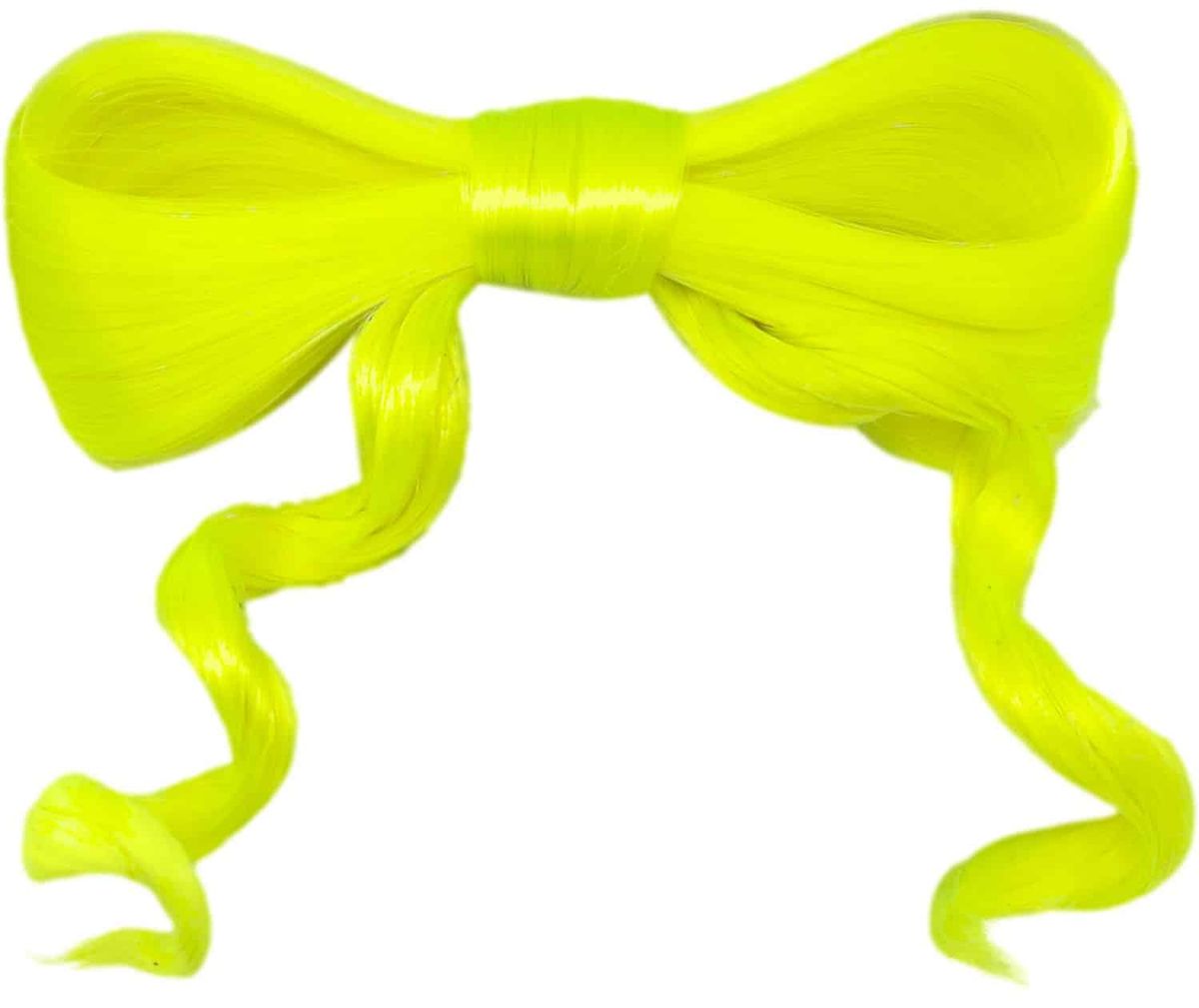 Unihair Hair Bow Barrette - Neongul