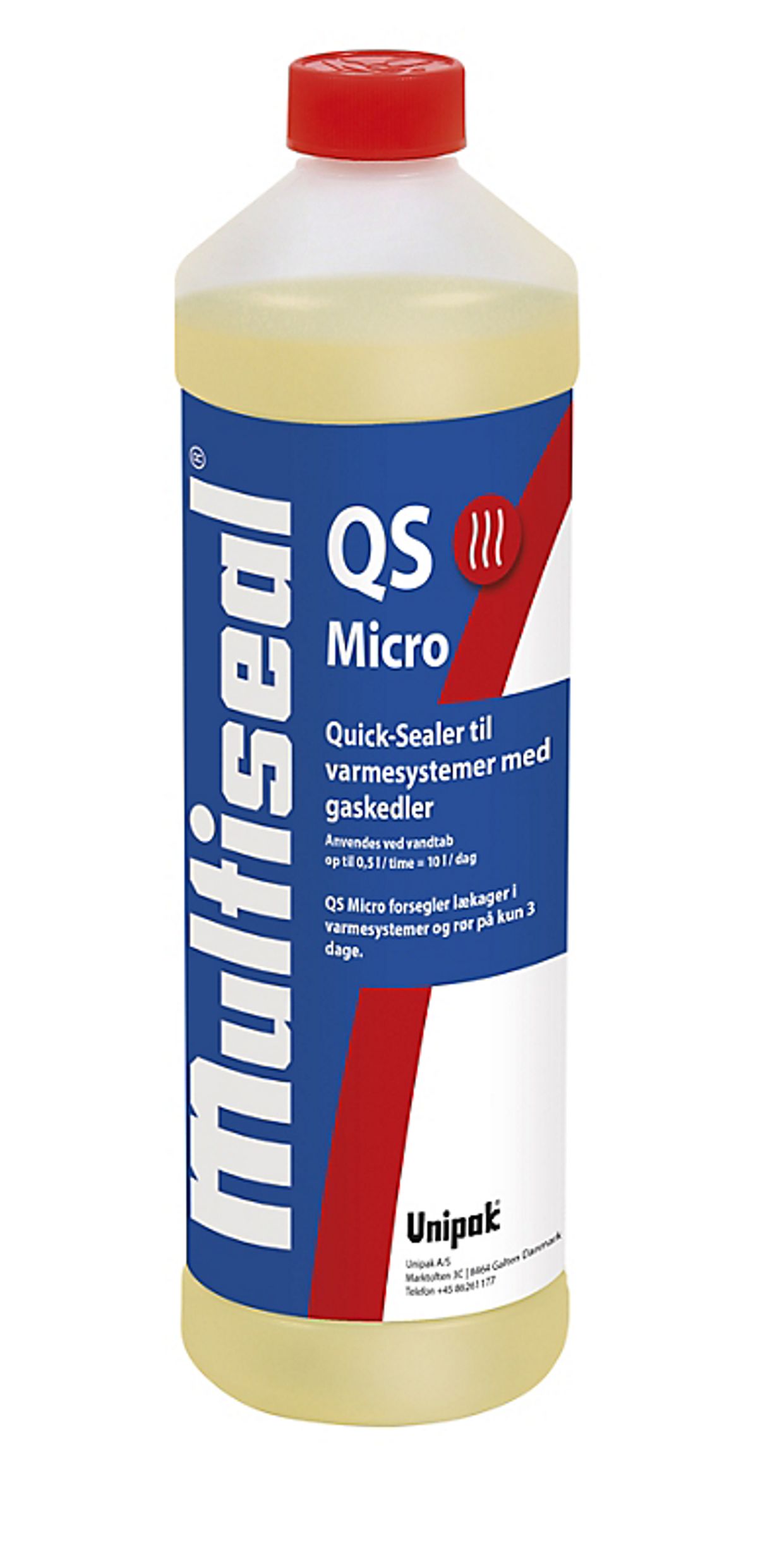 Unipak Multiseal QS Micro Quick-Sealer 1 ltr. Til varmesystemer med gaskedler