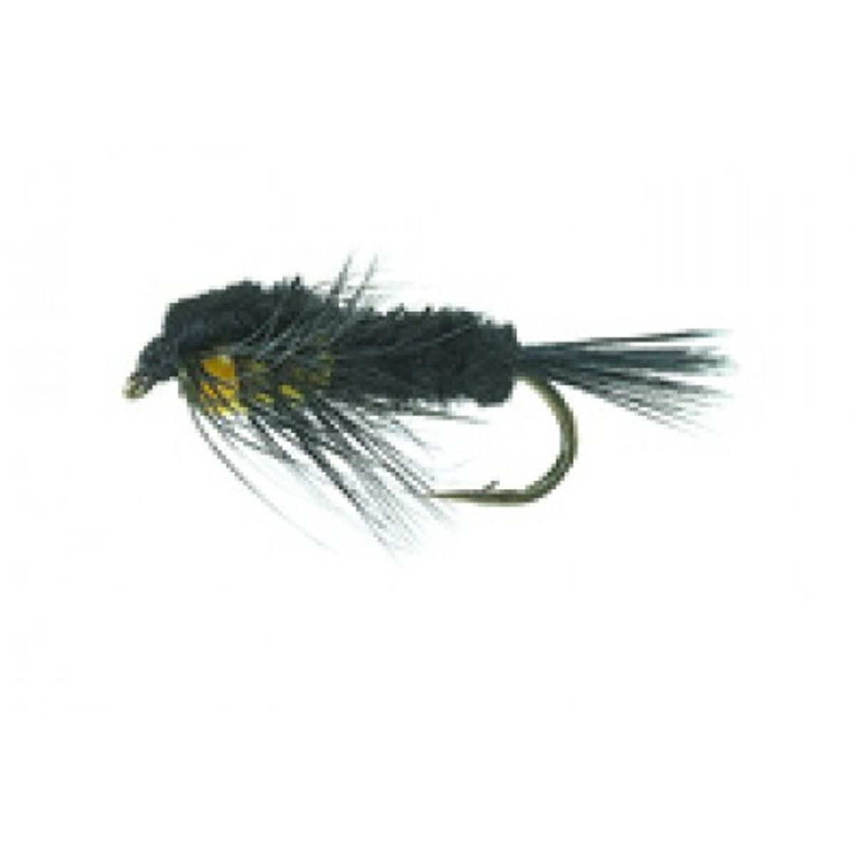 Unique P&T 1 FL22008 Montana Nymph Black/Yellow Daiichi 1710 #10