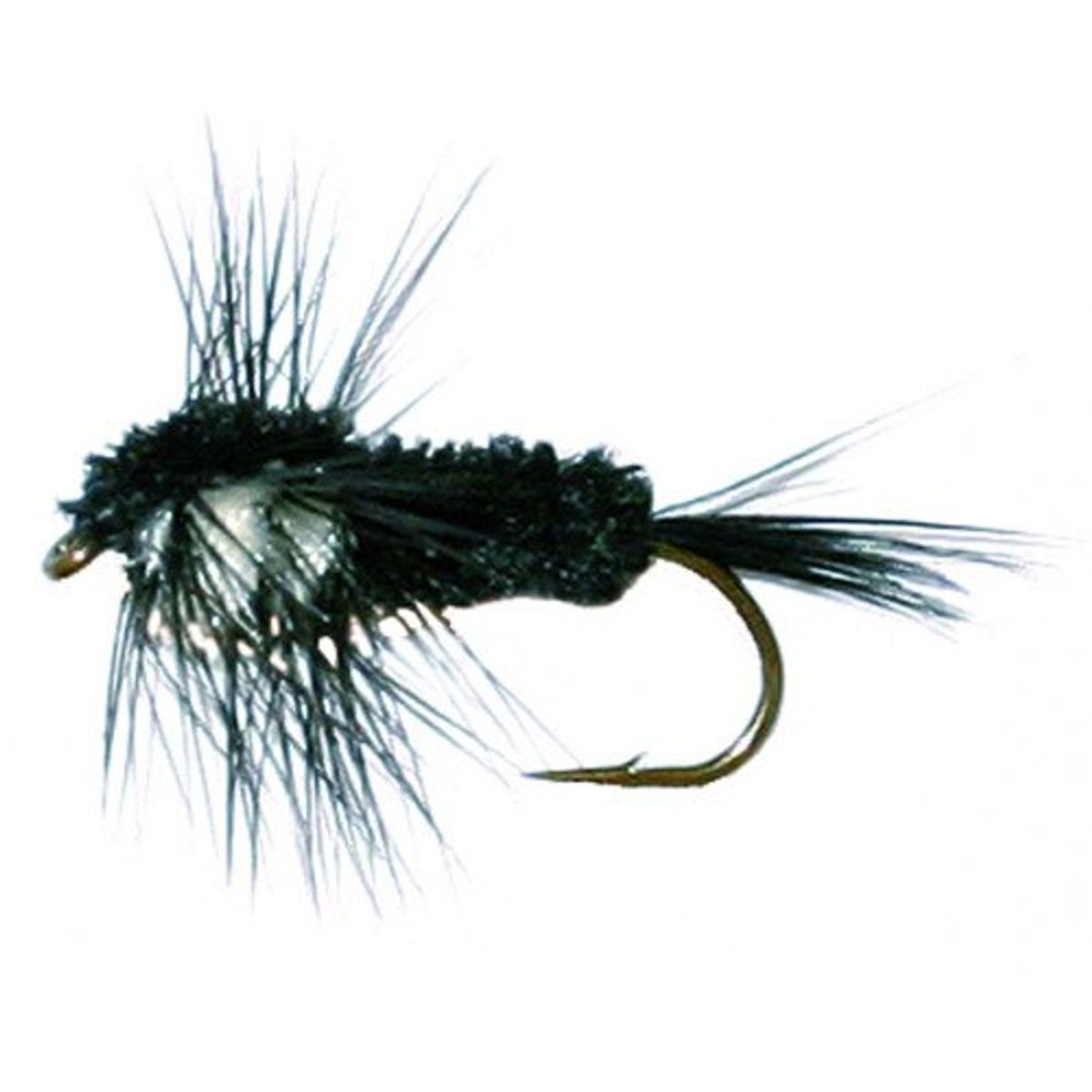 Unique P&T 1 FL22011 Montana Nymph Black/White Daiichi 1710 #10