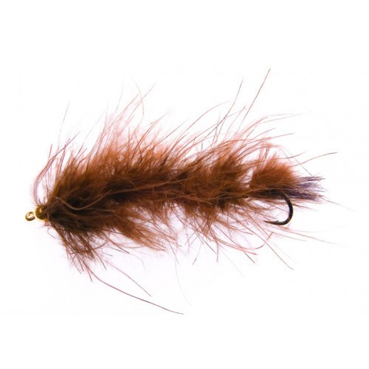 Unique P&T 1 FL24002 Marabou Worm Brown Daiichi 3111 #6