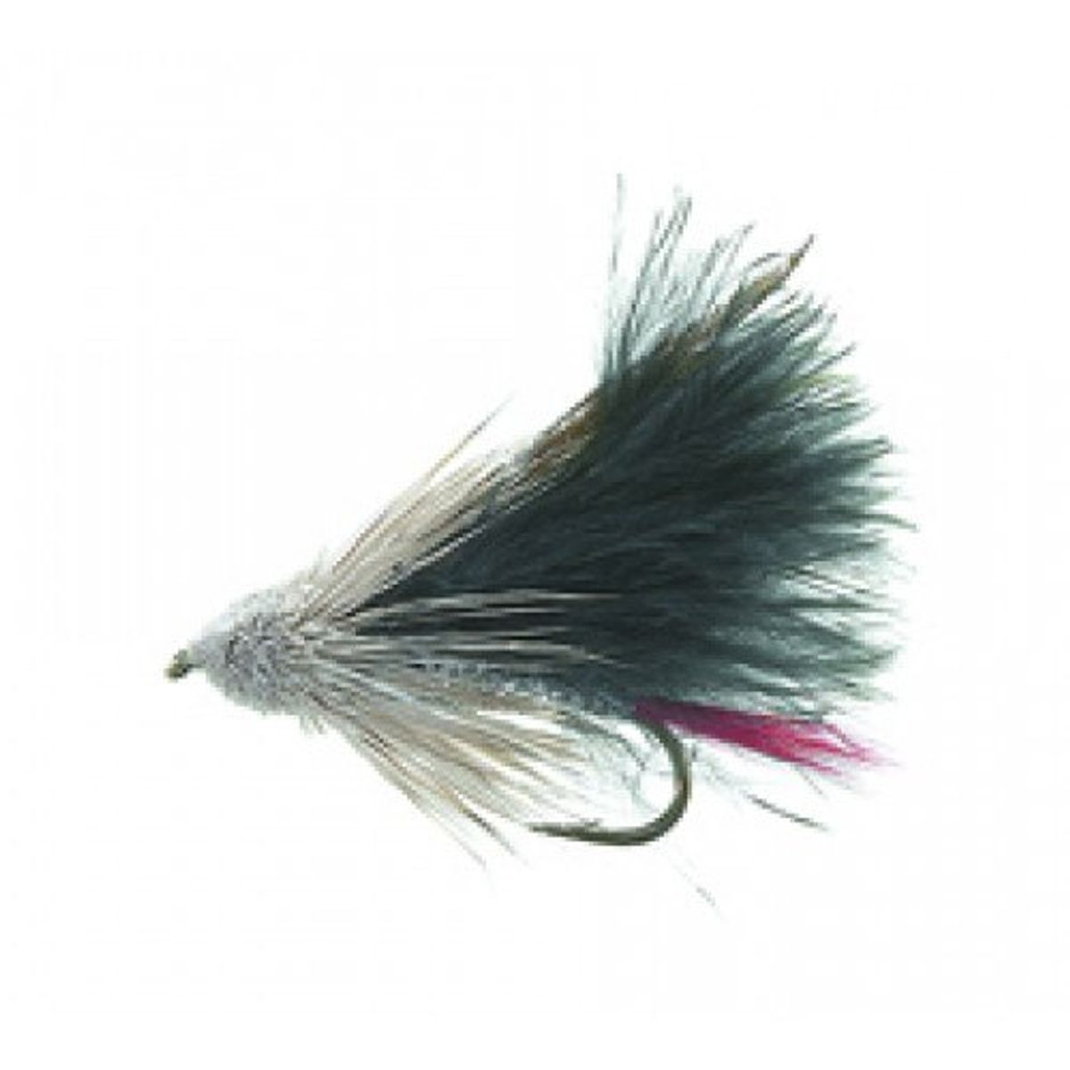 Unique P&T 2 FL20023 Marabou Muddler Black Daiichi 1720 #8