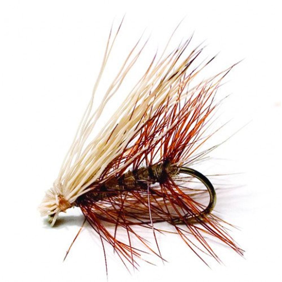 Unique Tørflue FL44015 Elk Hair Caddis Brown TMC 100 #14