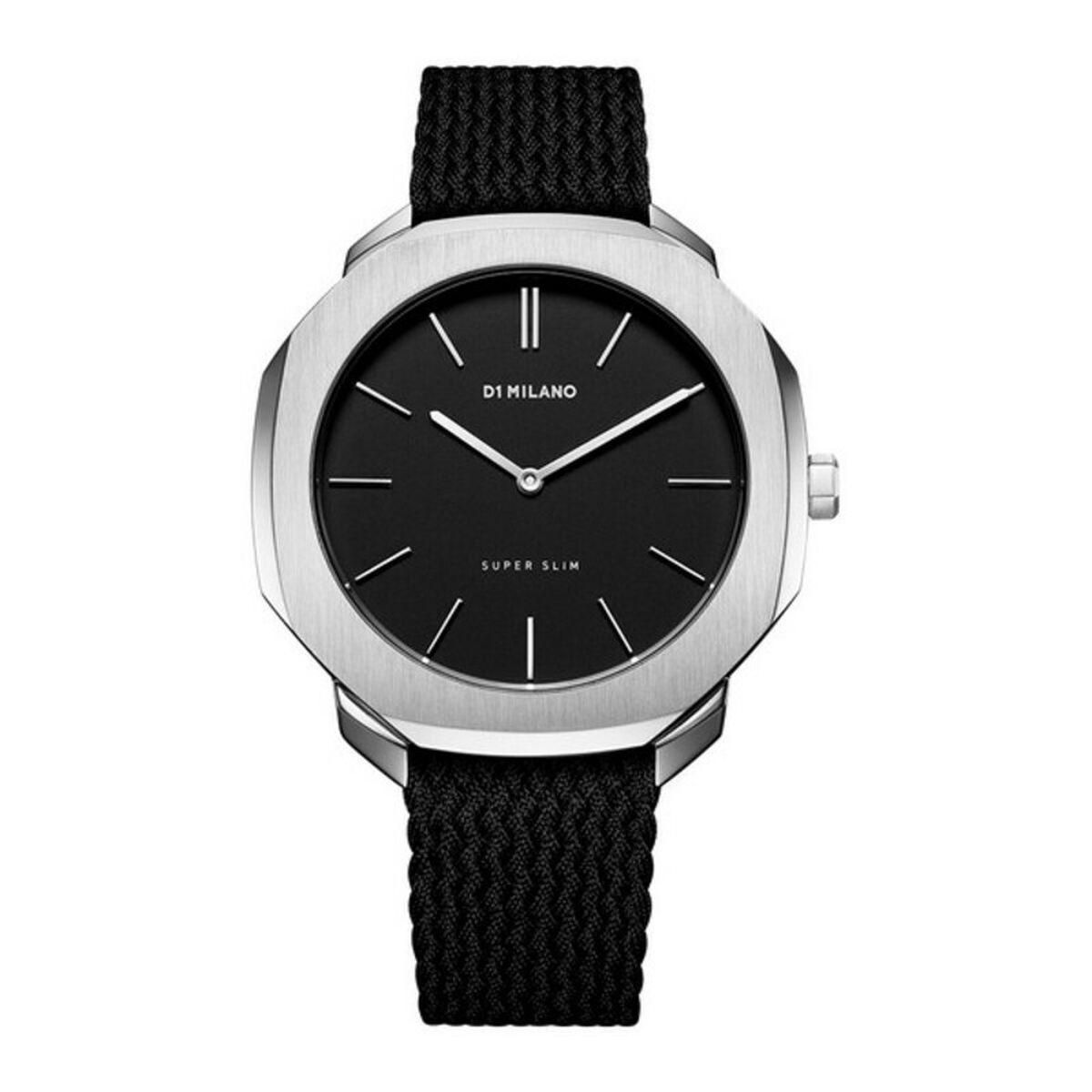 Unisex ur D1 Milano (Ø 36 mm) Sølvfarvet