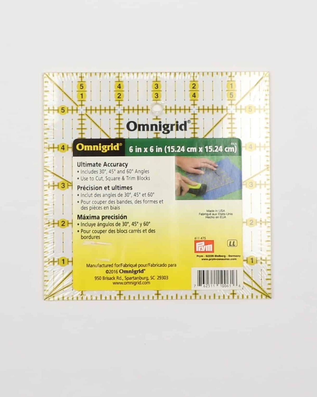 Universal lineal 6 x 6 inch fra Prym