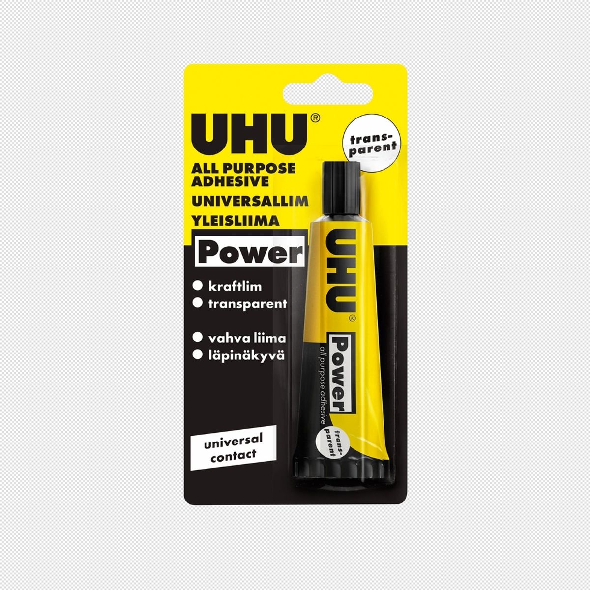 Universallim UHU power transperant 42g tube