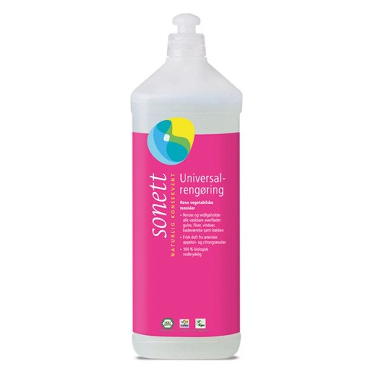 Universalrengøring citron & appelsin - 1 ltr - Sonett