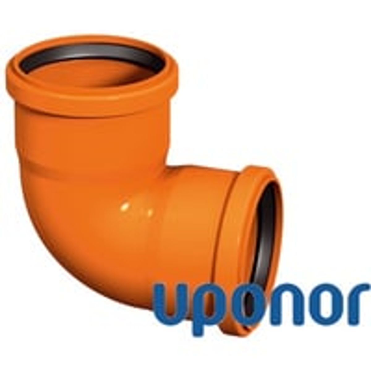 Uponor - Bjning glat PP (dobbelt muffe) 88 - 110 mm