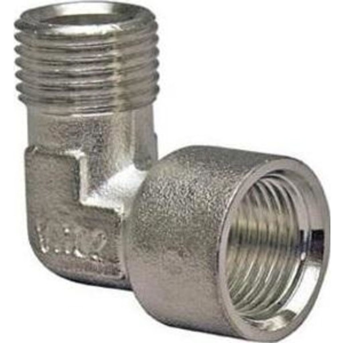 Uponor forkromet alupex vinkelmuffe 1/2"