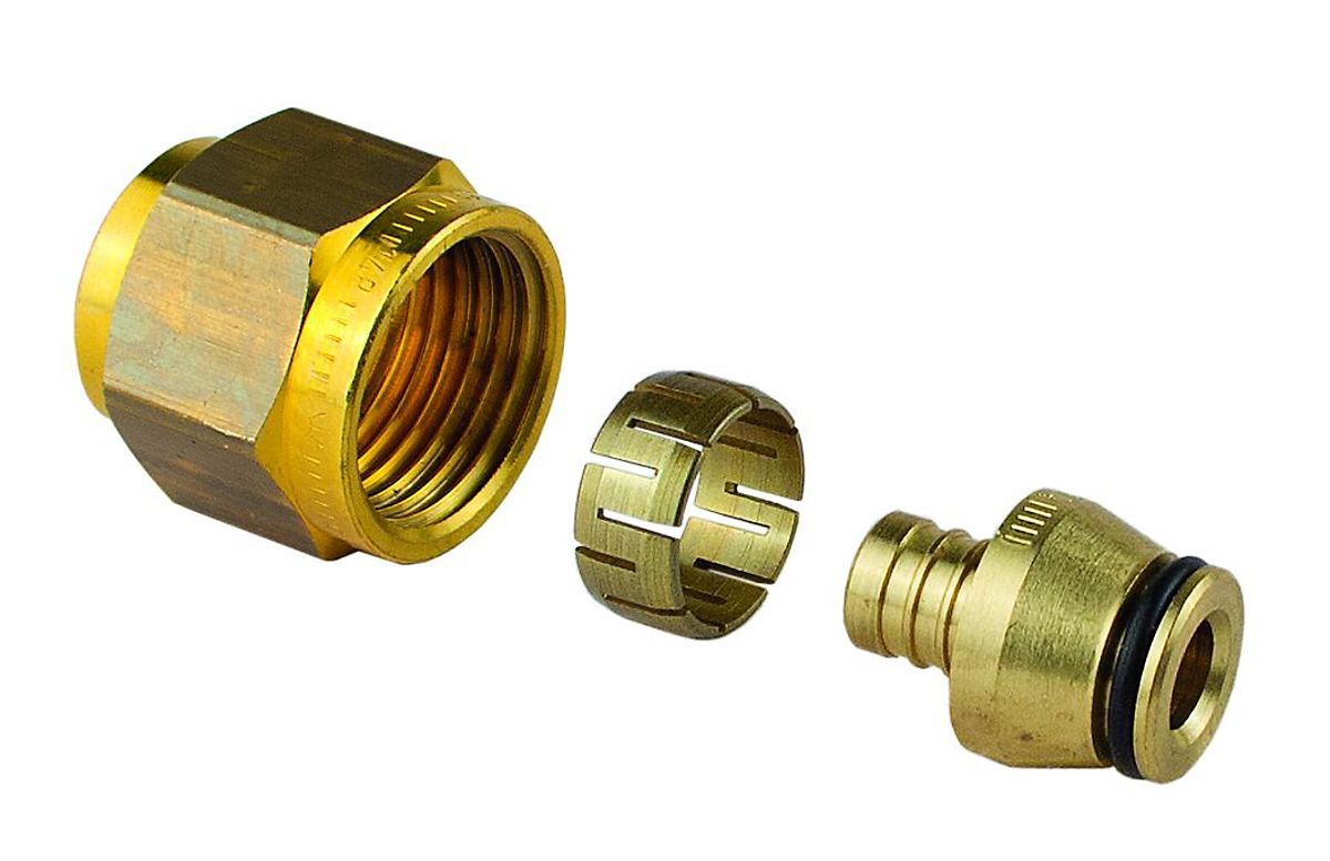 Uponor FPL-X koblingssæt DR 16x2,0mm x 1/2'''. For tilslutning af Uponor MLC 16 x 2 mm rør